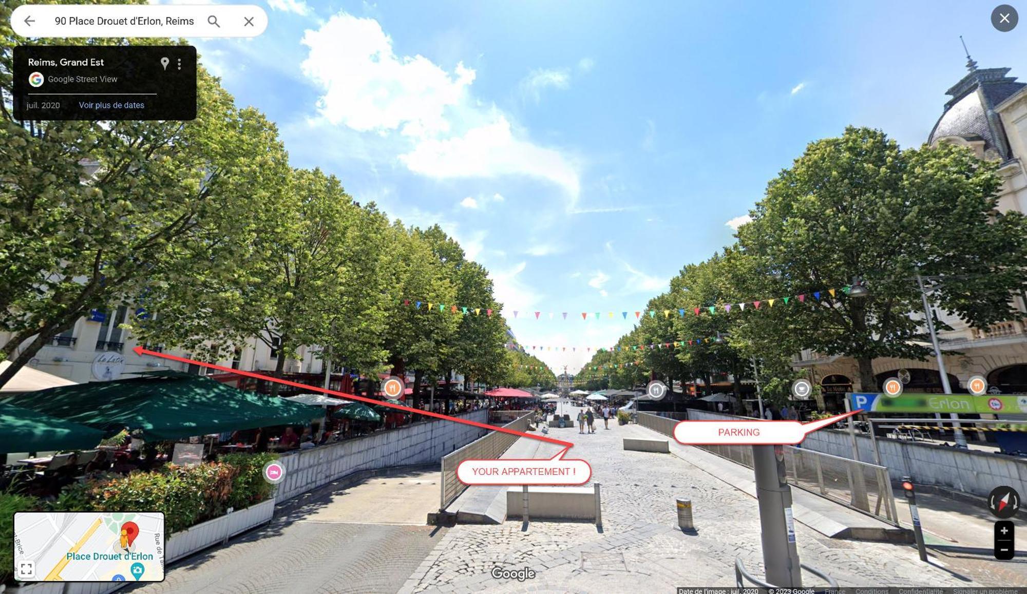 Mascate - Appartement Climatise En Hypercentre Reims Exteriör bild